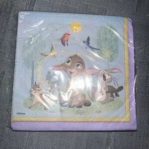 Movie Asha Kids Birthday Party Paper Beverage Napkins